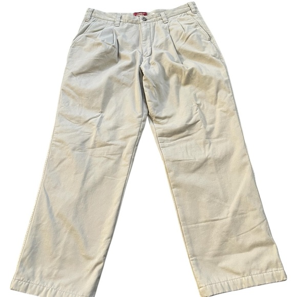NWT Eddie Bauer men’s fleece lined khakis—36/30 - Picture 1 of 5